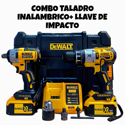 LLAVE DE IMPACTO + TALADRO INALAMBRICOS