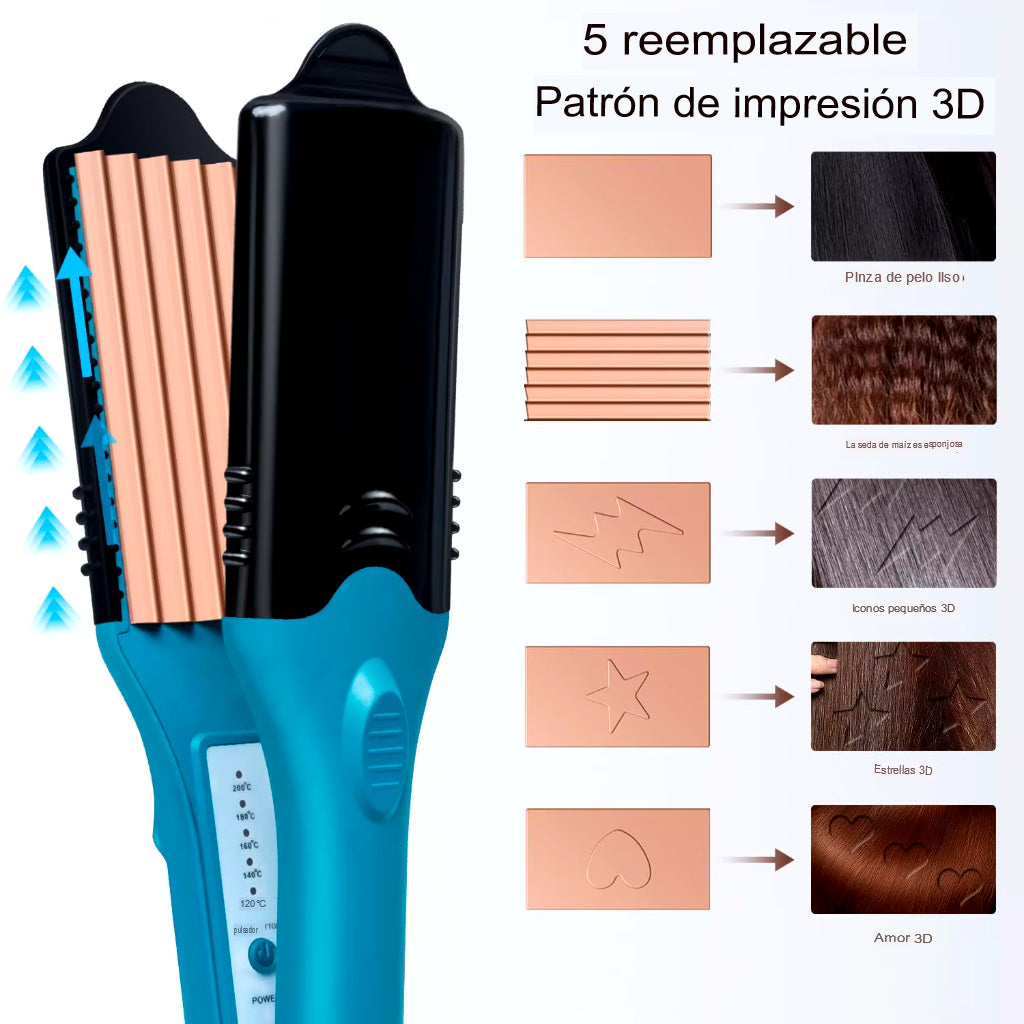 Plancha De Cabello 3d