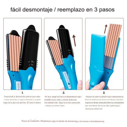 Plancha De Cabello 3d